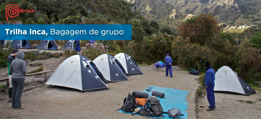 bagagem grupal trilha inca